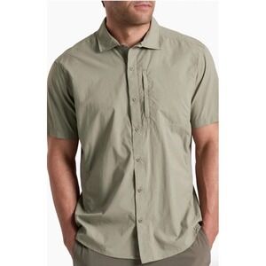 Kuhl Driftr SS Shirt Mens Medium Spanish Moss Lightweight UPF 50 Hiking Fishing